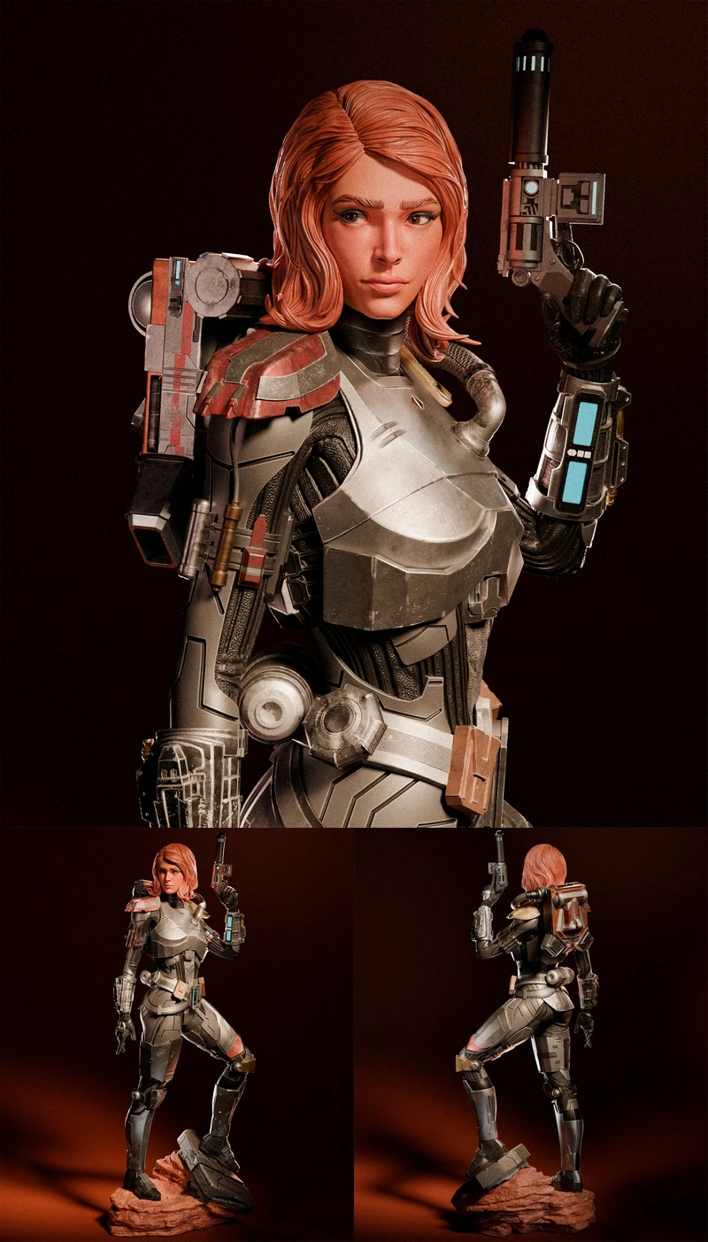 Star Wars – Shae Vizla STL model for 3D printing