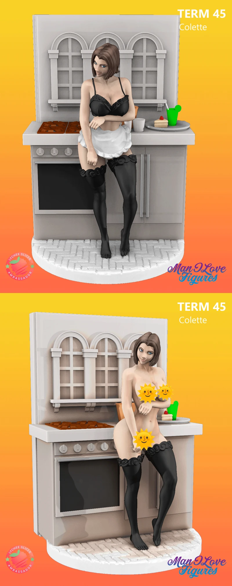 Colette Ratatouille Figure STL model for 3D printing