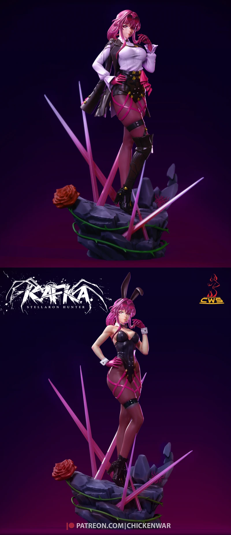 Honkai – Kafka STL model for 3D printing