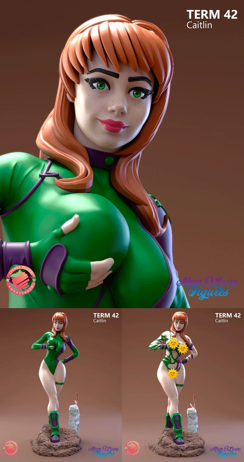 Caitlin STL model for 3D printing
