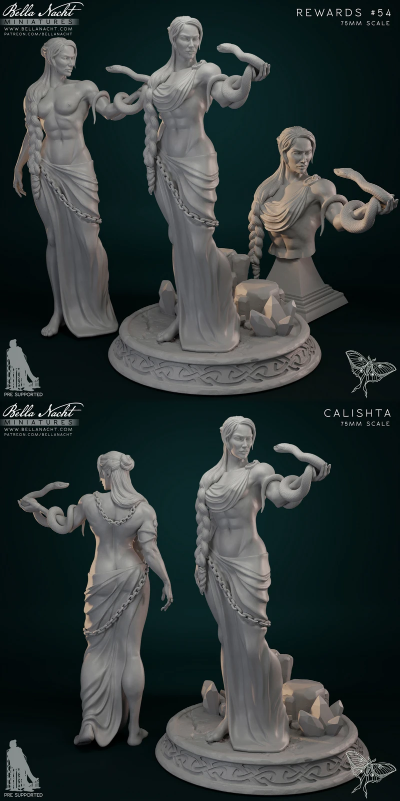 Calishta STL model for 3D printing