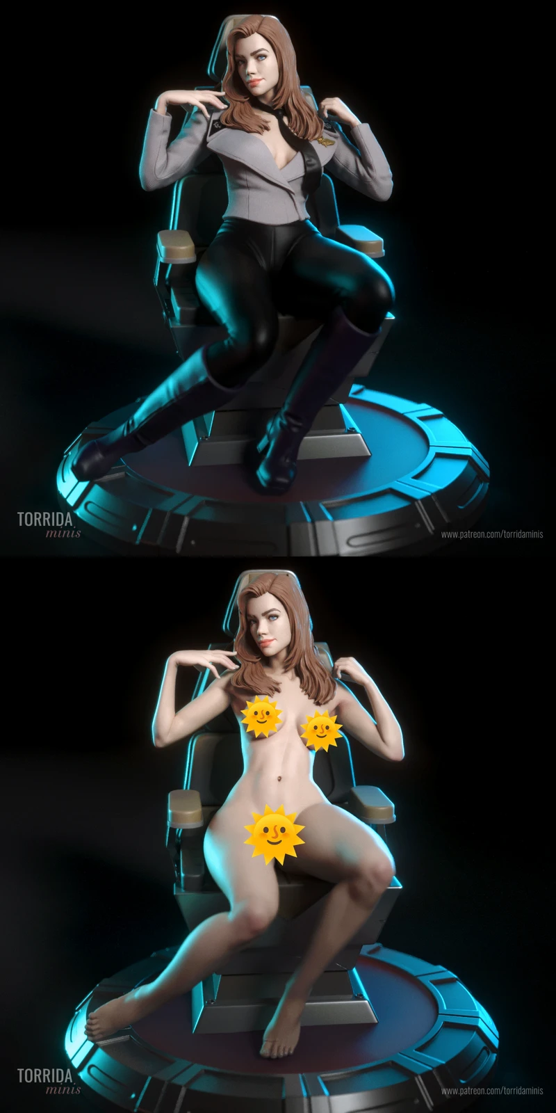 Carmen Ibanez – Starship Troopers STL model for 3D printing
