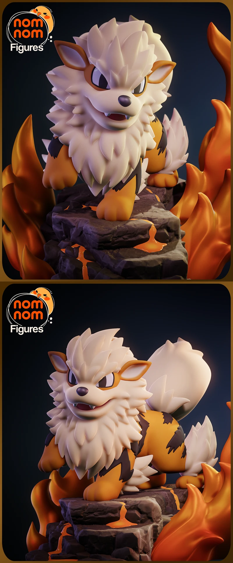 Chibi Arcanine – Pokemon STL model for 3D printing