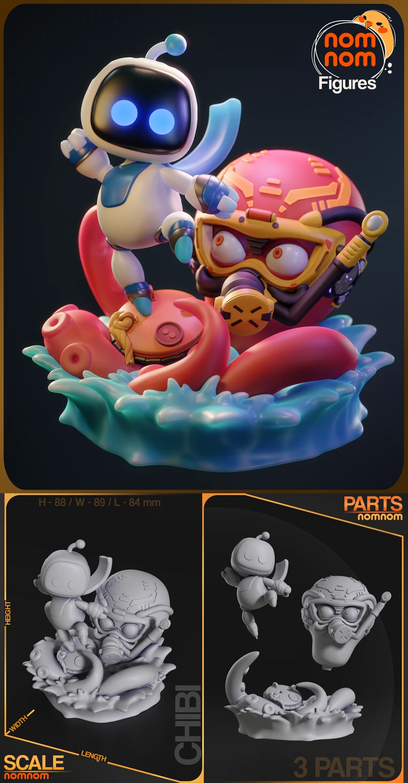 Chibi Astrobot – Astrobot STL model for 3D printing