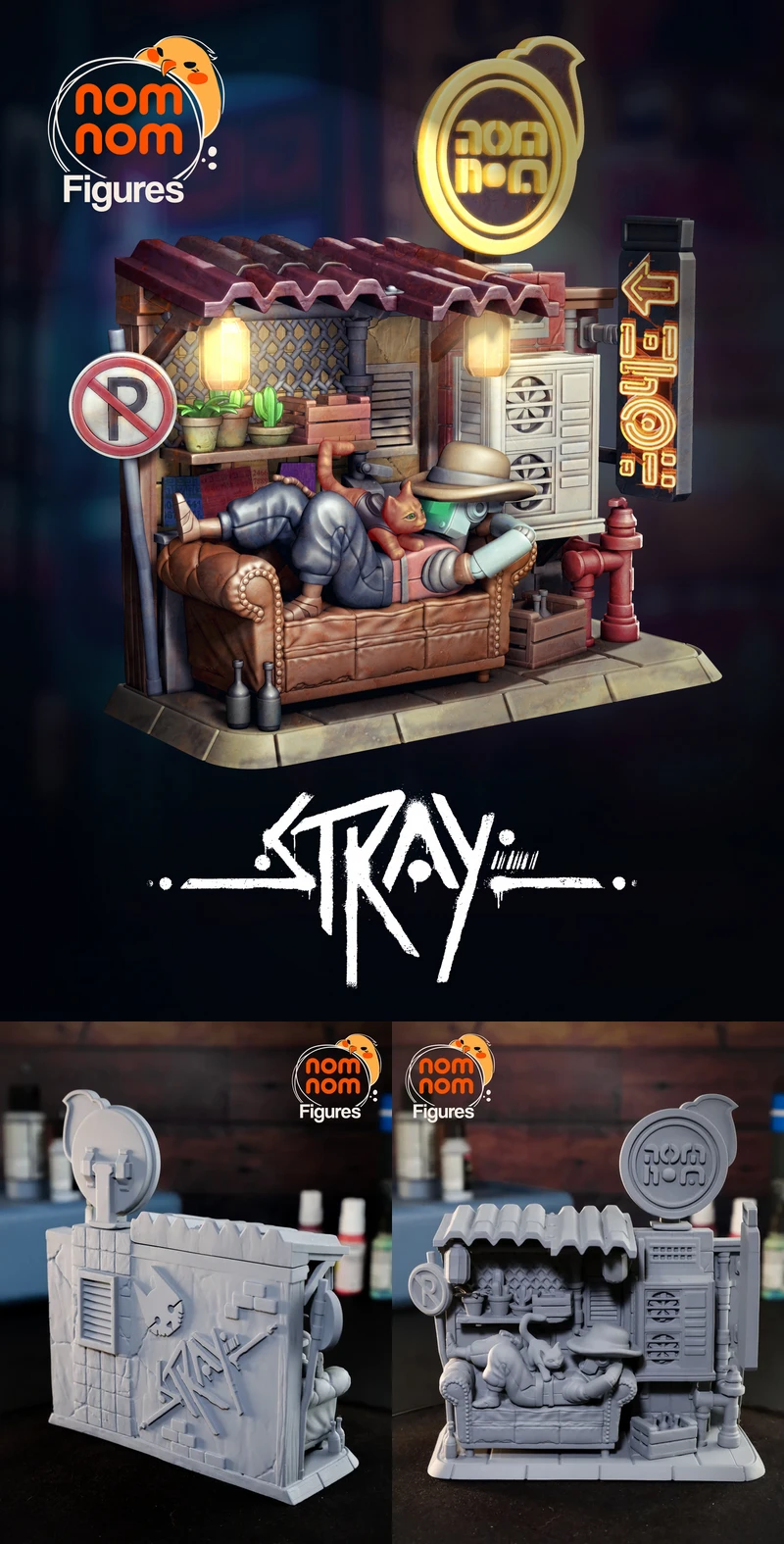 Chibi Cat – Stray STL model for 3D printing