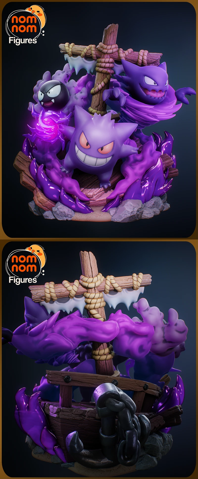 Chibi Ghost STL model for 3D printing