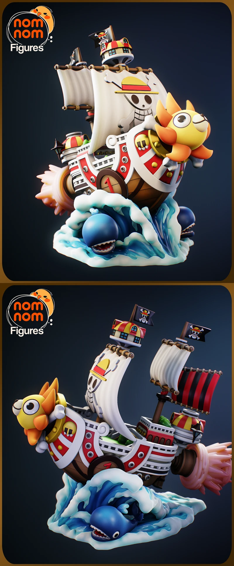 Chibi Thousand Sunny 3D Printable STL Model for 3D Printer STL model for 3D printing