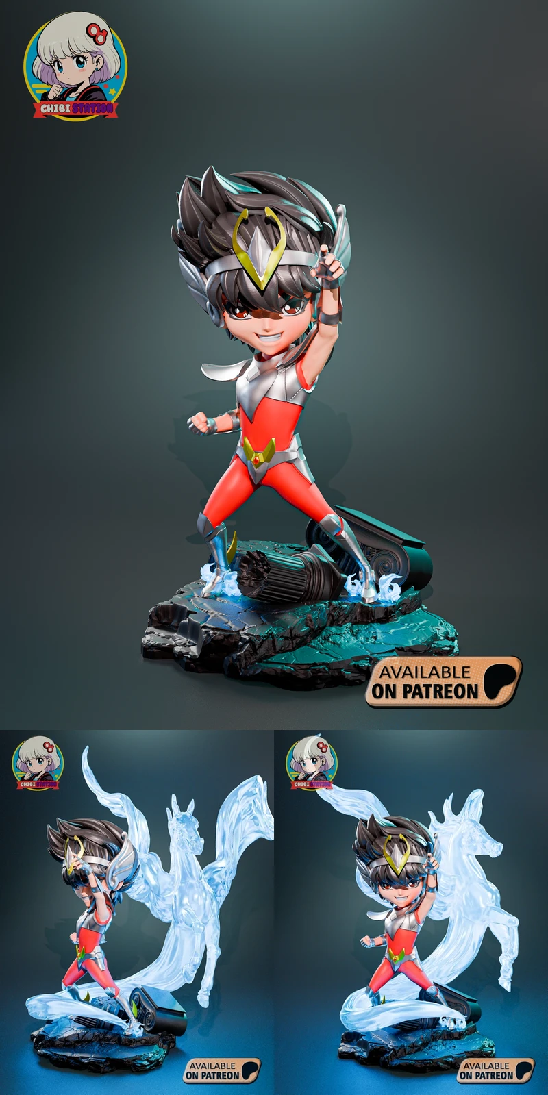 Seiya Knight STL Figure for 3D Printing STL model for 3D printing