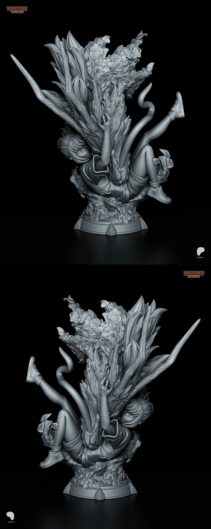 Chihiro & Haku – Spirited Away – Bust STL File for 3D Printing STL model for 3D printing