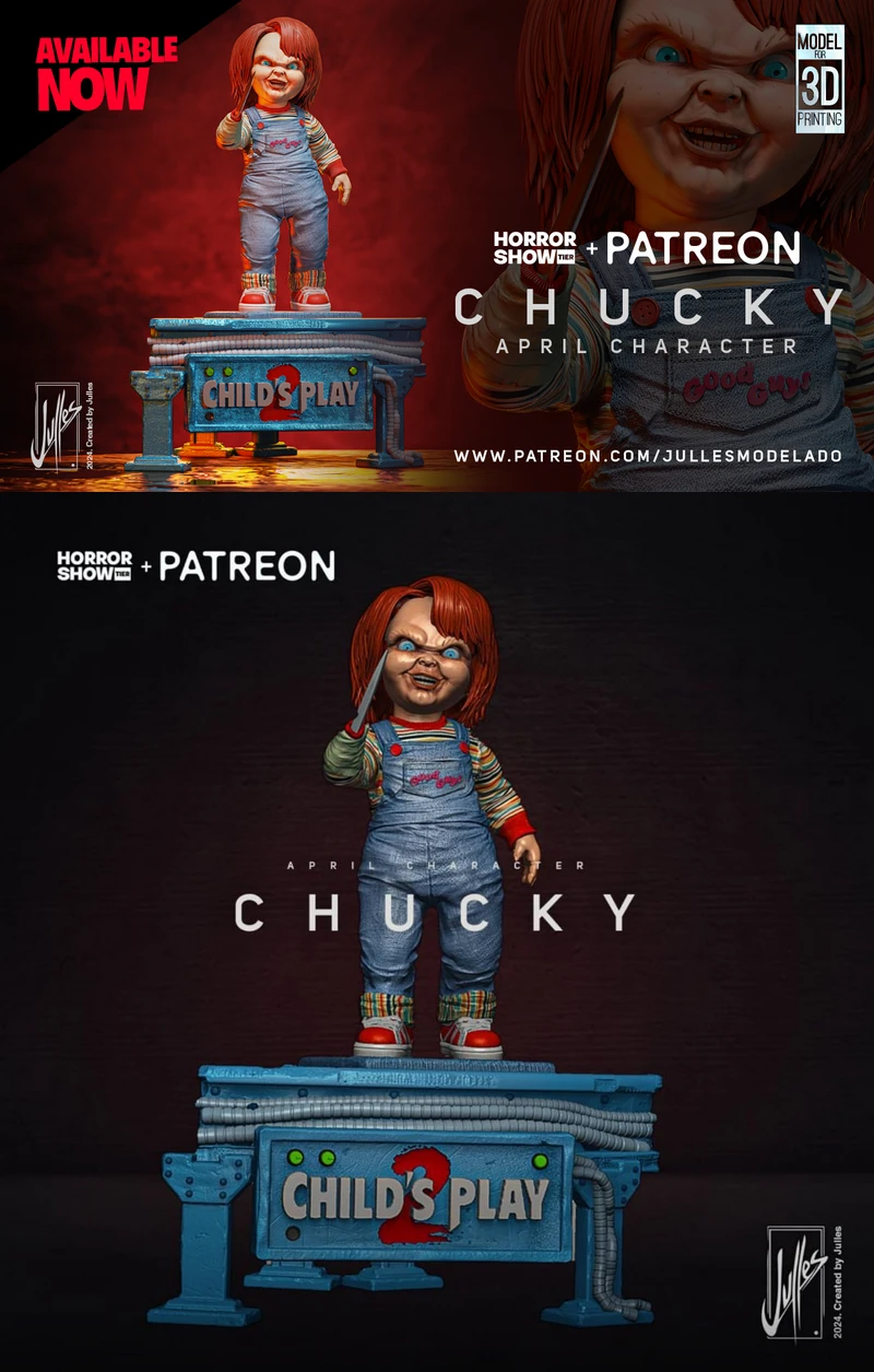 Chucky – 02 STL model for 3D printing