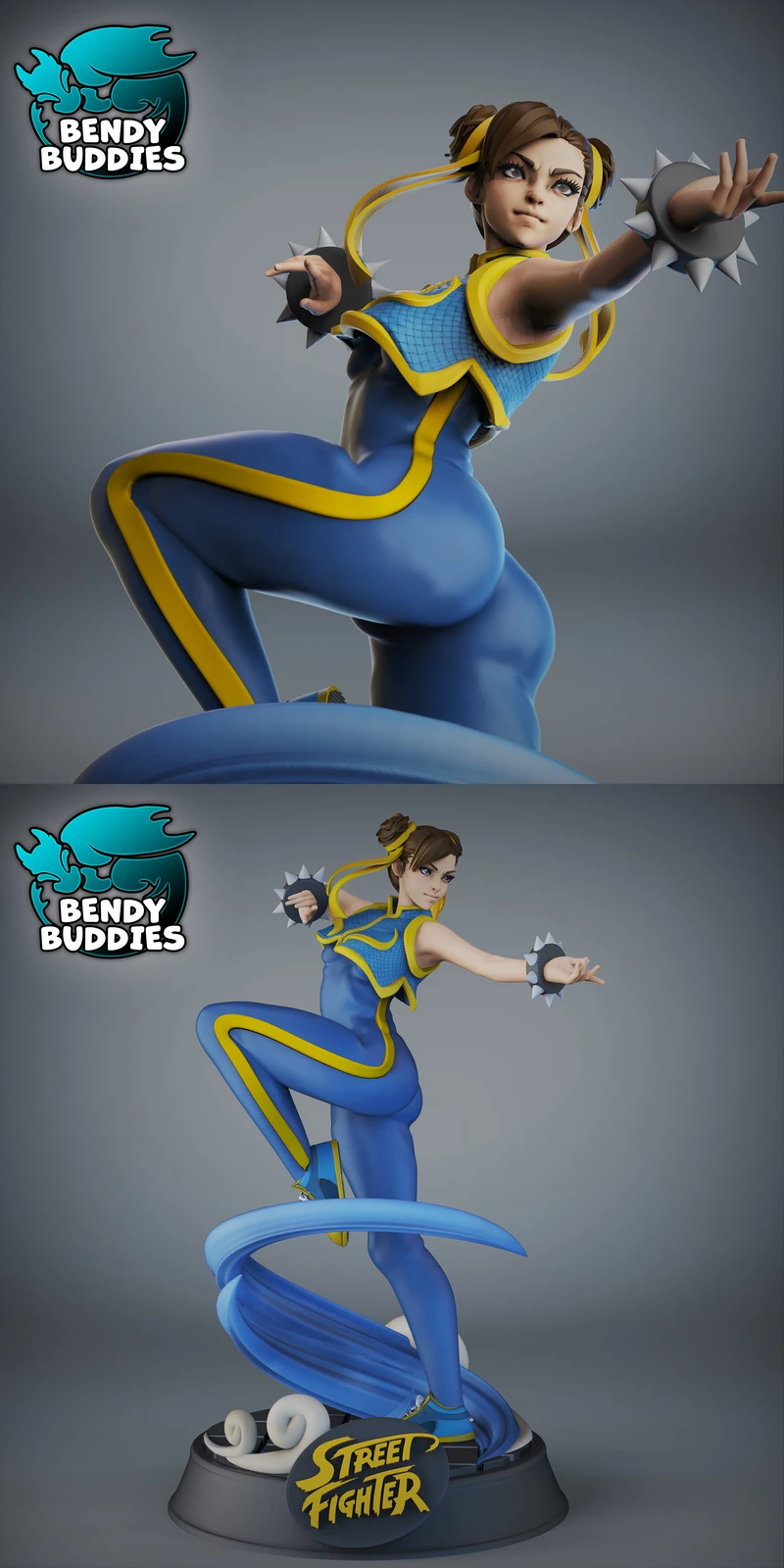 Chun-Li Fanart – Street Fighter STL model for 3D printing