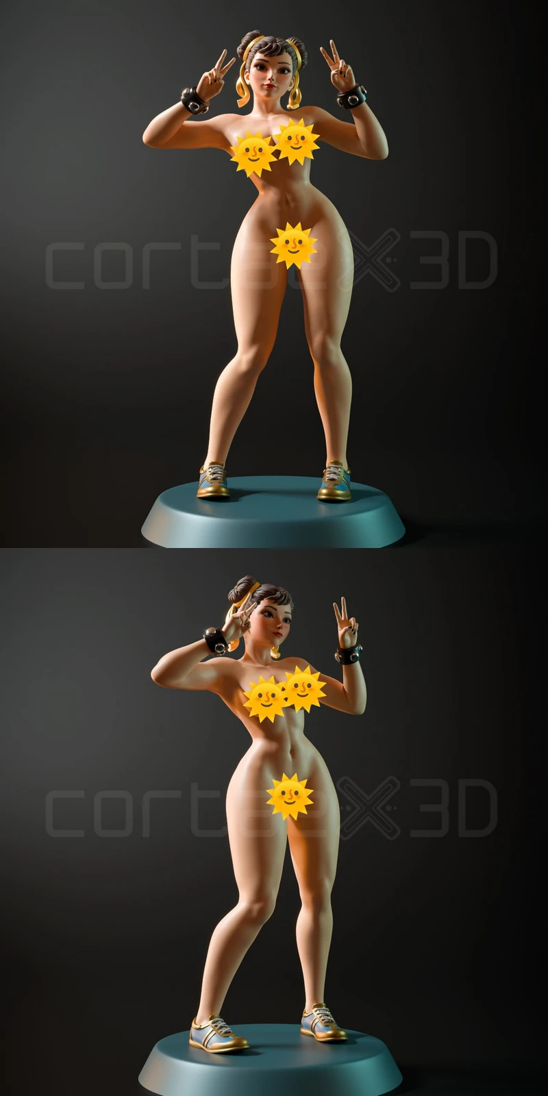 Chun-Li V2 STL model for 3D printing