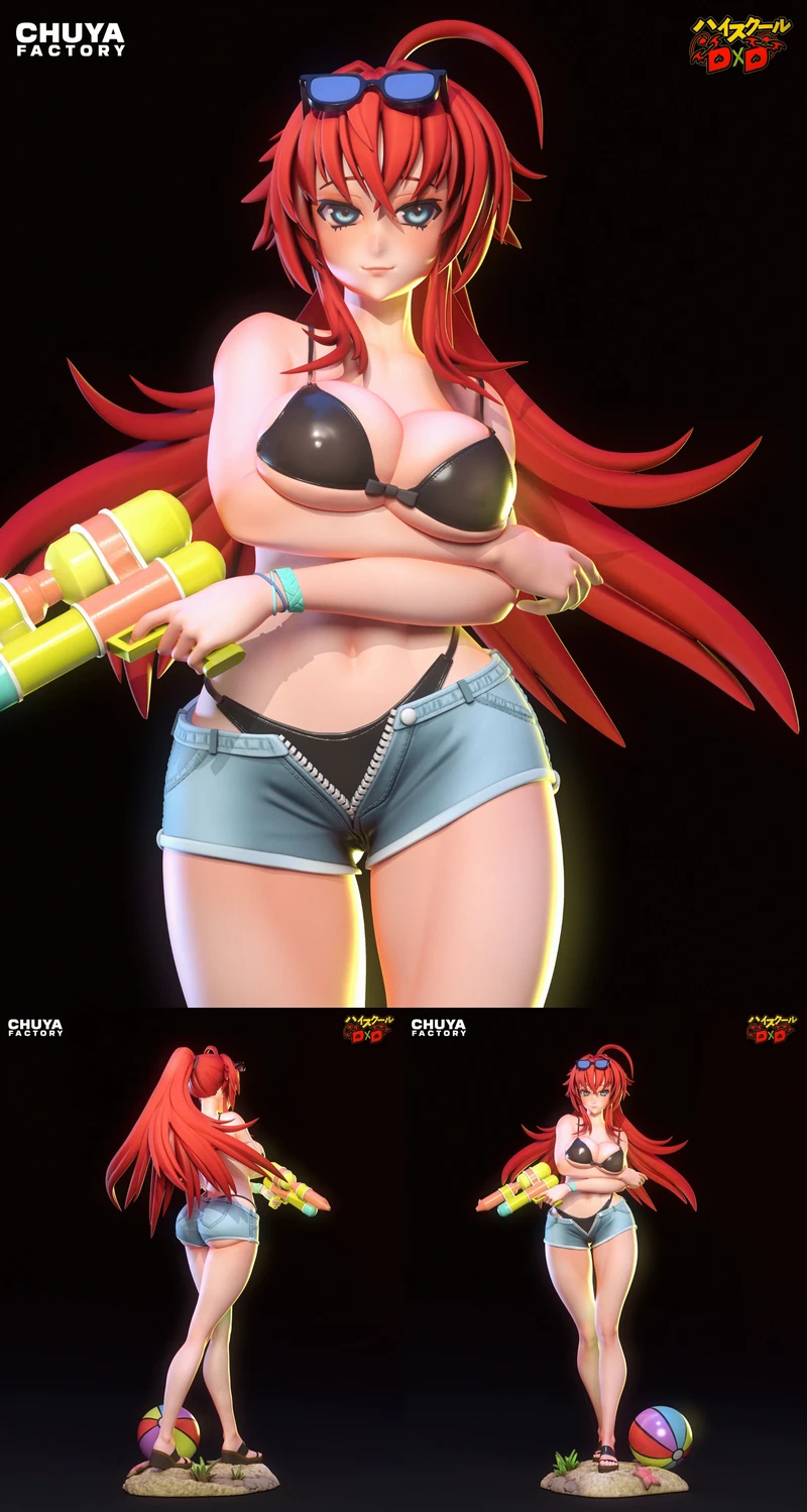High School DxD – Rias Gremory Figure STL STL model for 3D printing