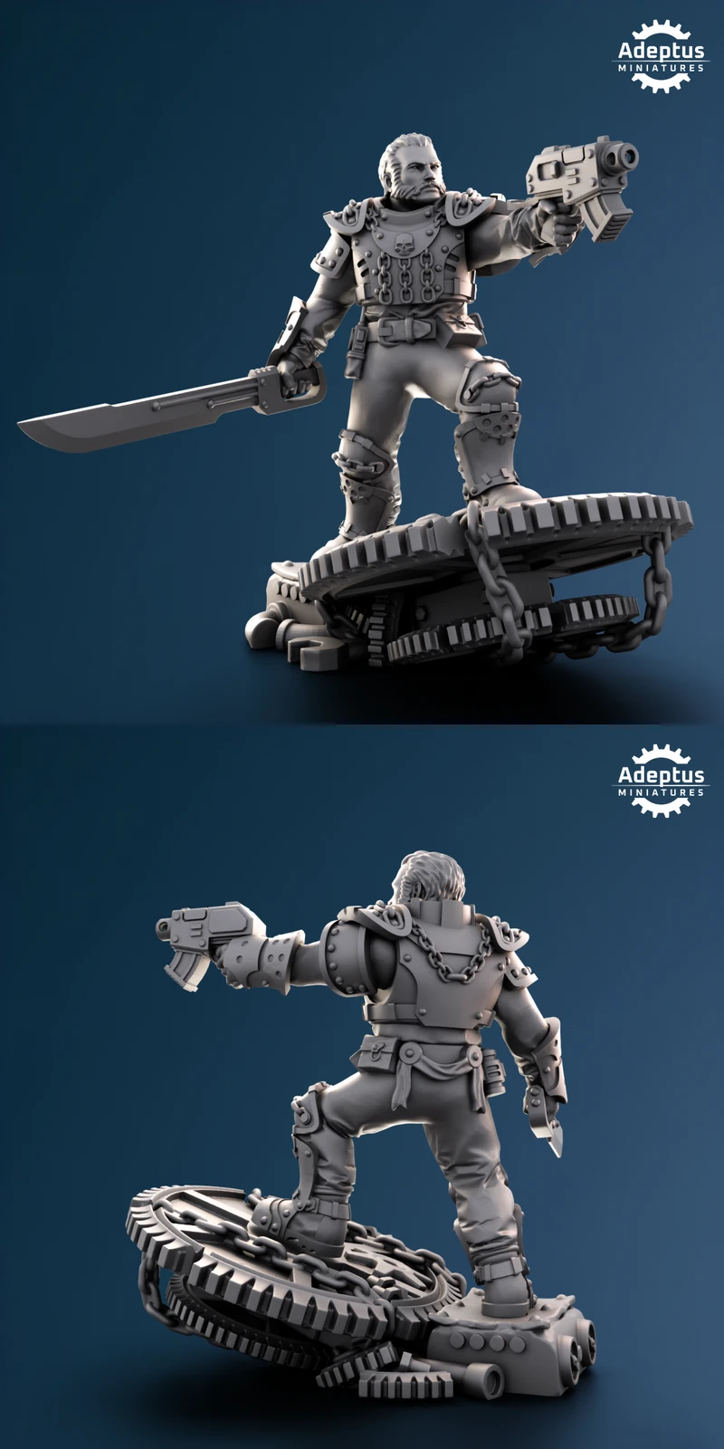 Commander Greyplate Troops A-1.120 STL model for 3D printing