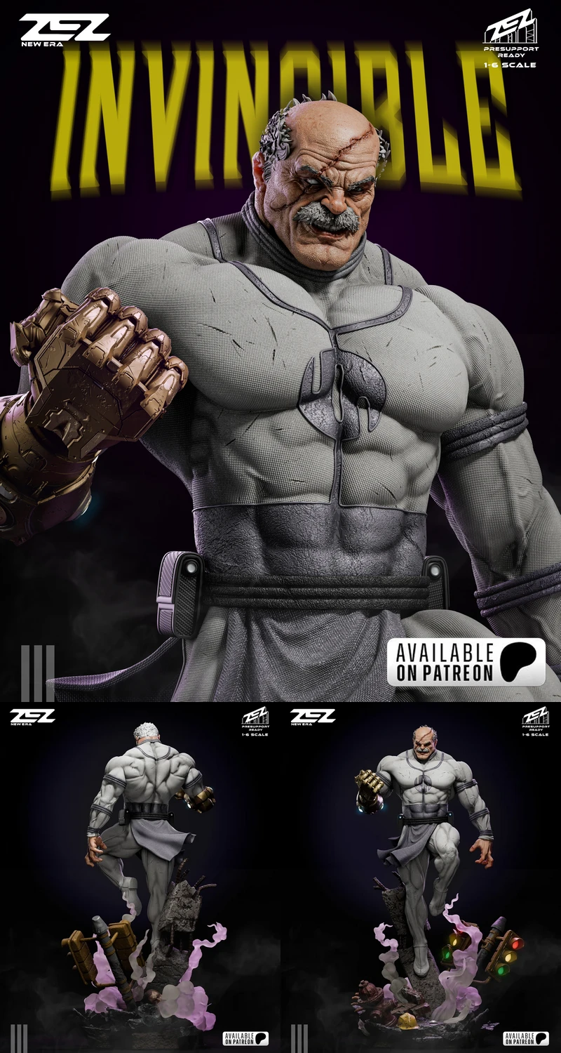 The Warrior King – Conquest STL Miniature for 3D Printing STL model for 3D printing