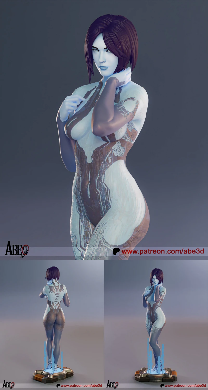 Cortana STL model for 3D printing