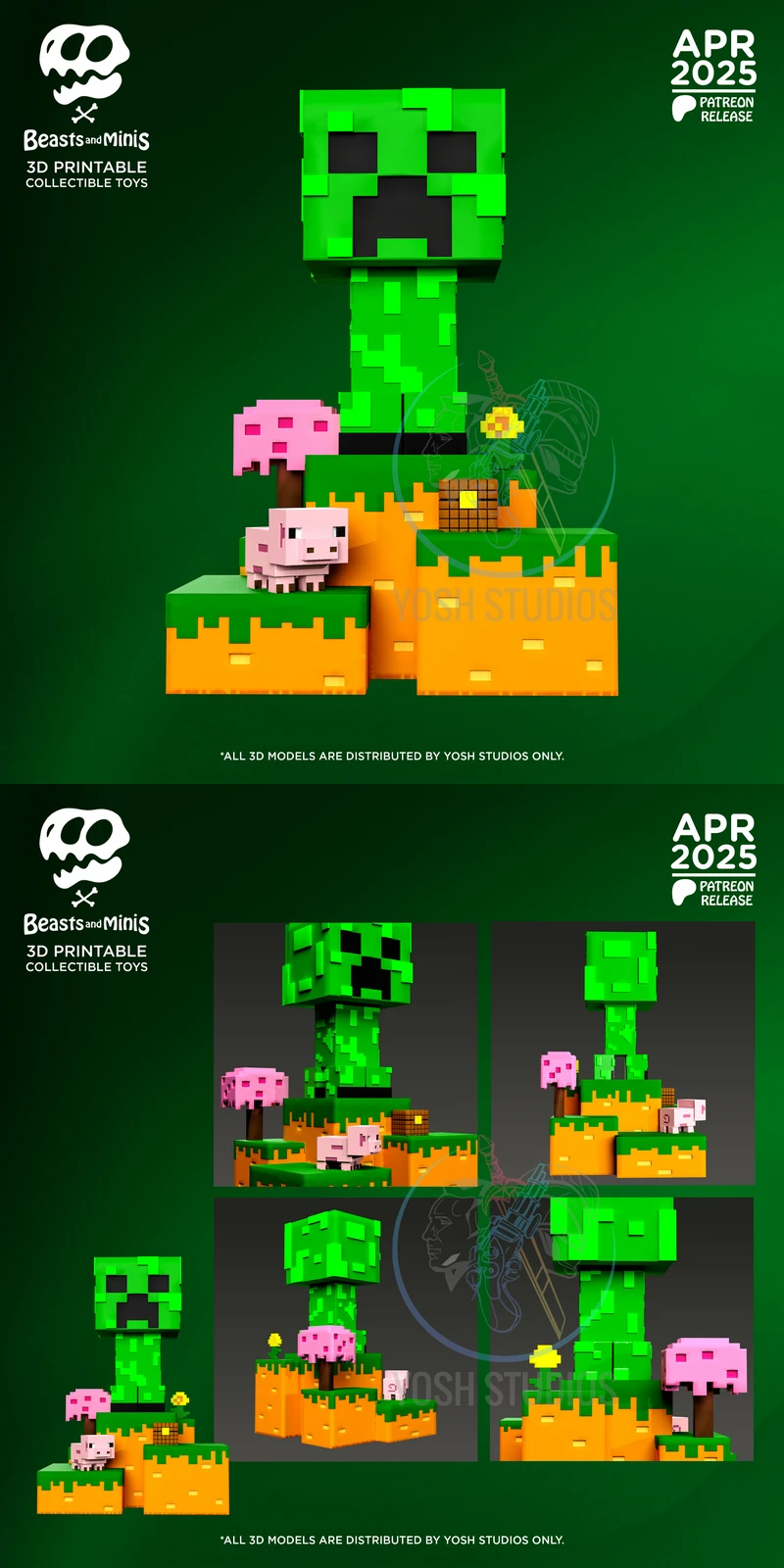 Creeper Mini STL File for 3D Printing STL model for 3D printing