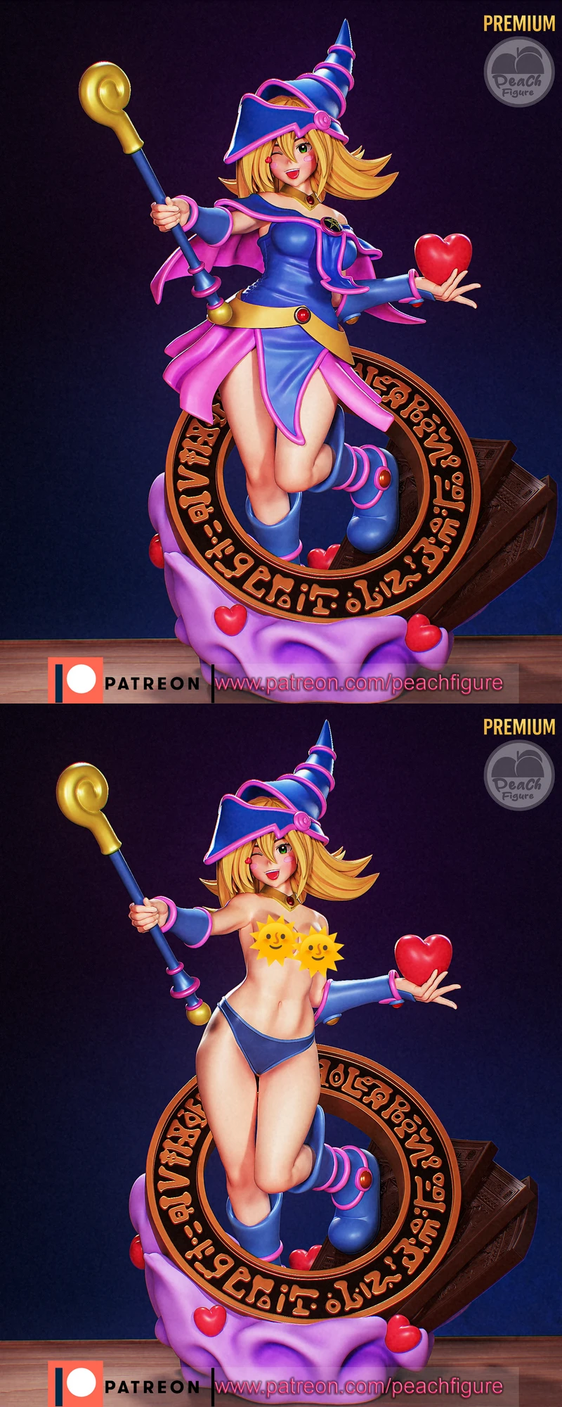 Dark Magician Girl STL Figure for 3D Printing STL model for 3D printing