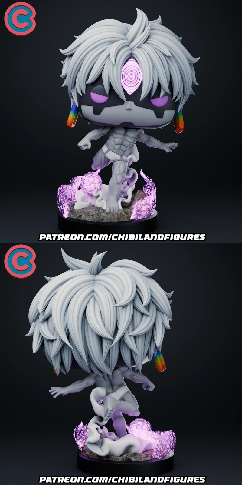 DanDaDan – Evil Eye STL File for 3D Printing – Miniature Figure STL model for 3D printing