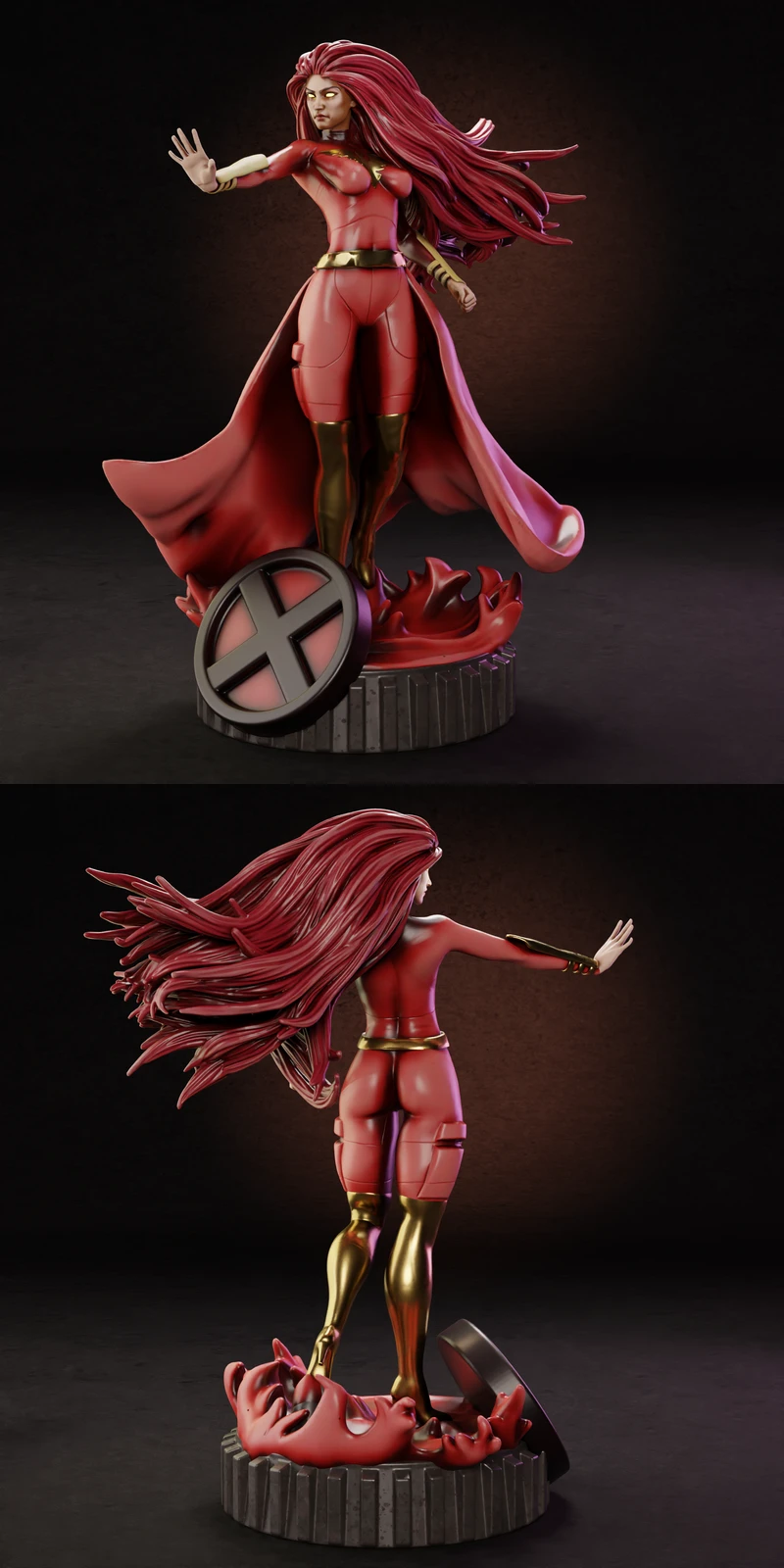 Dark Phoenix STL model for 3D printing