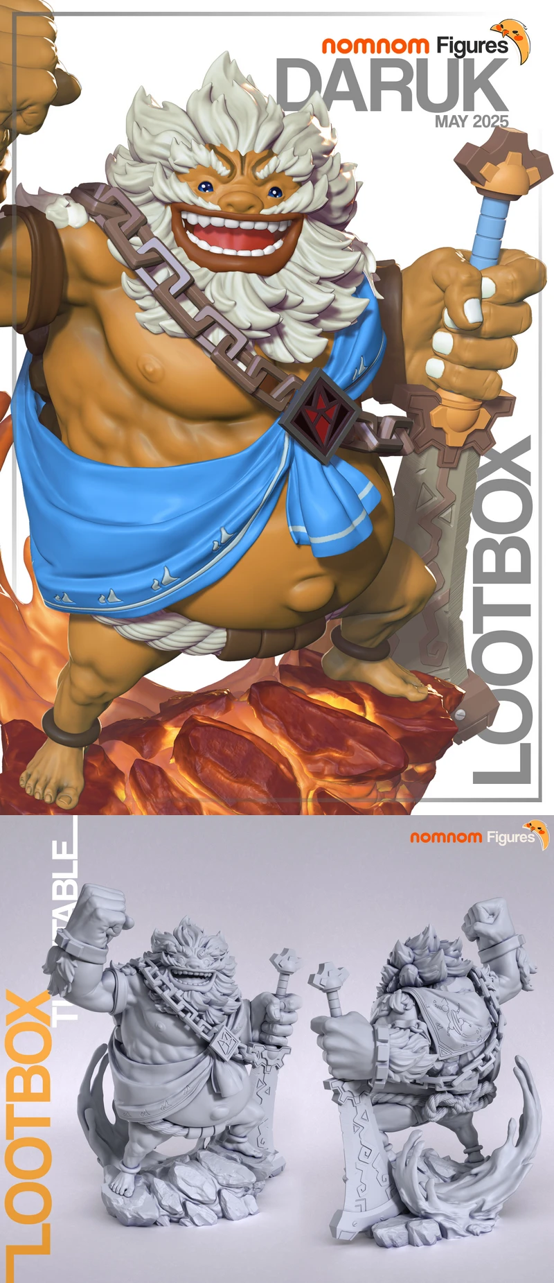 Daruk – Breath of the Wild STL model for 3D printing