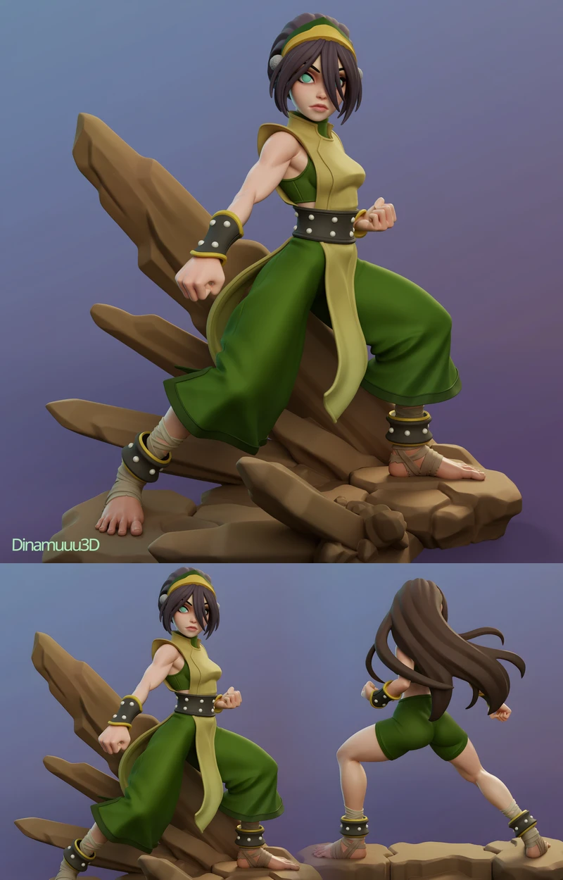 Avatar – Toph Beifong STL model for 3D printing