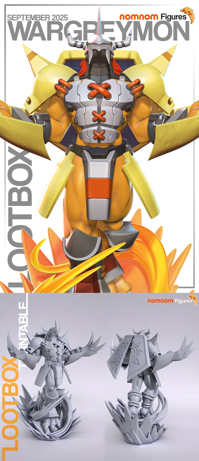 Digimon – Wargreymon 3D Printable STL Figure for 3D Printer STL model for 3D printing