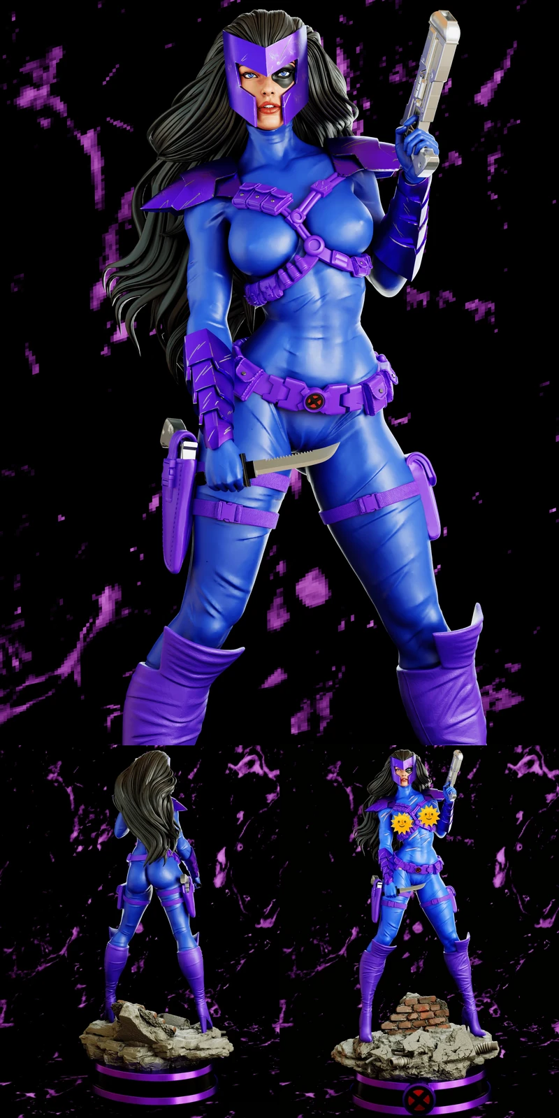 Domino Classic Marvel STL model for 3D printing