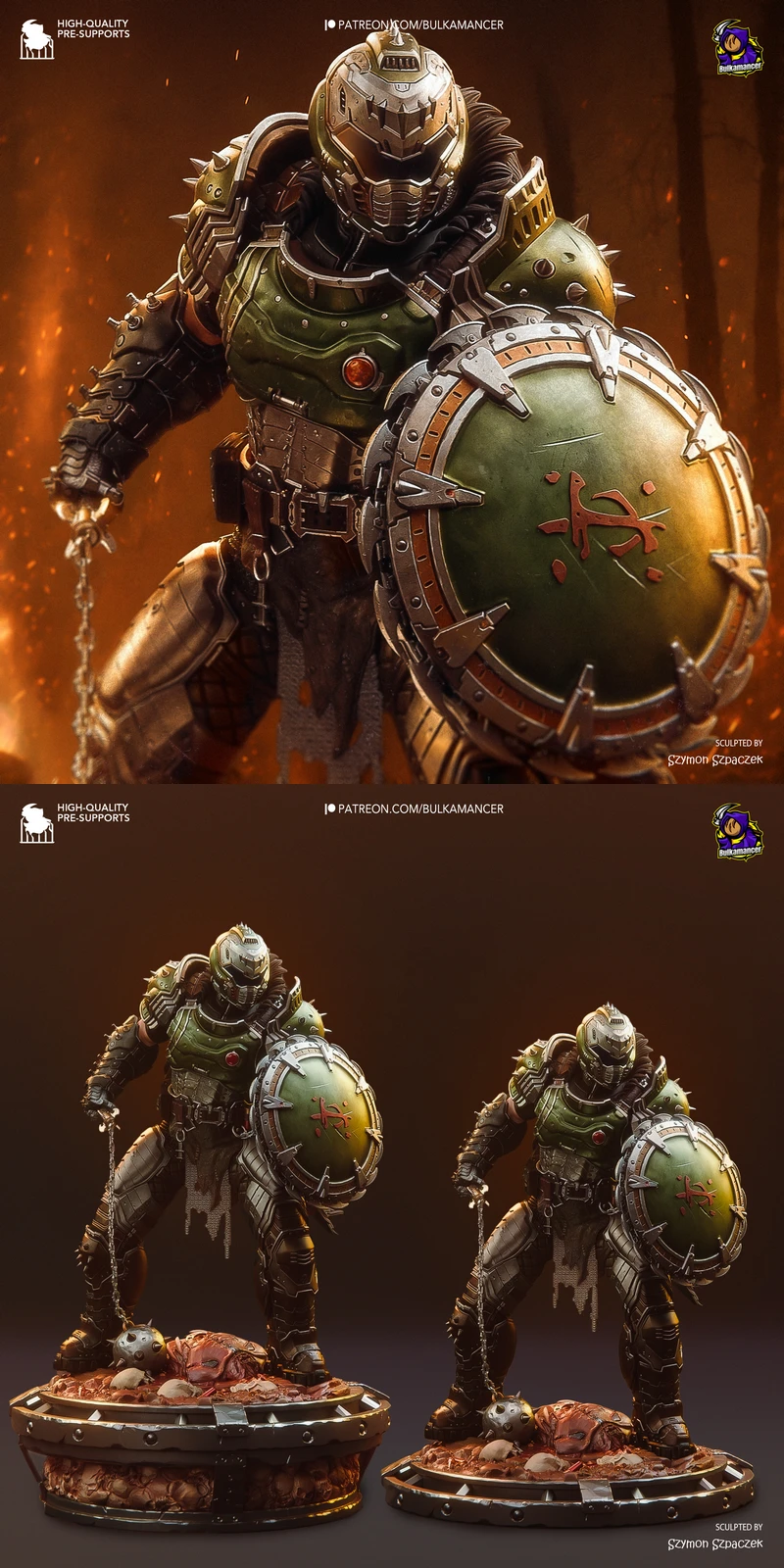 Doom Slayer – Doom: The Dark Ages STL Figure for 3D Printing STL model for 3D printing