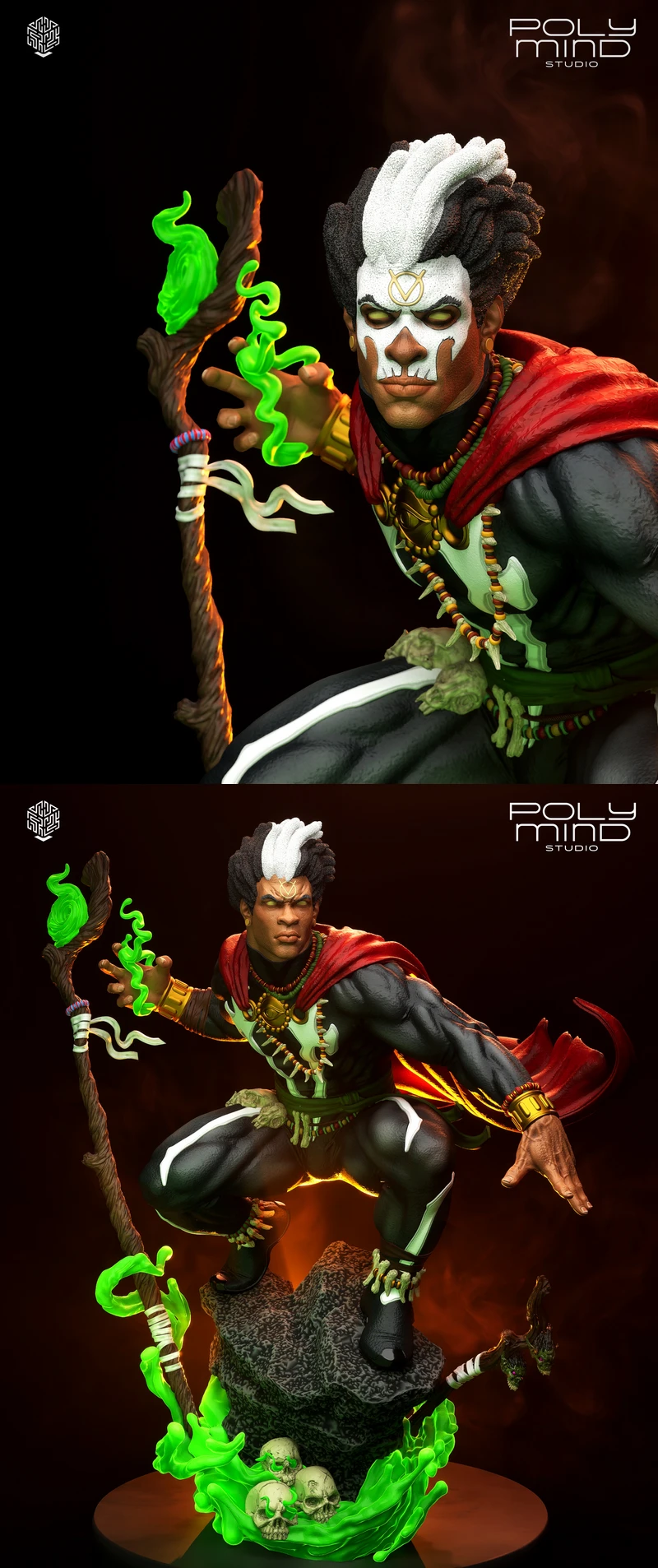 Dr. Voodoo STL model for 3D printing