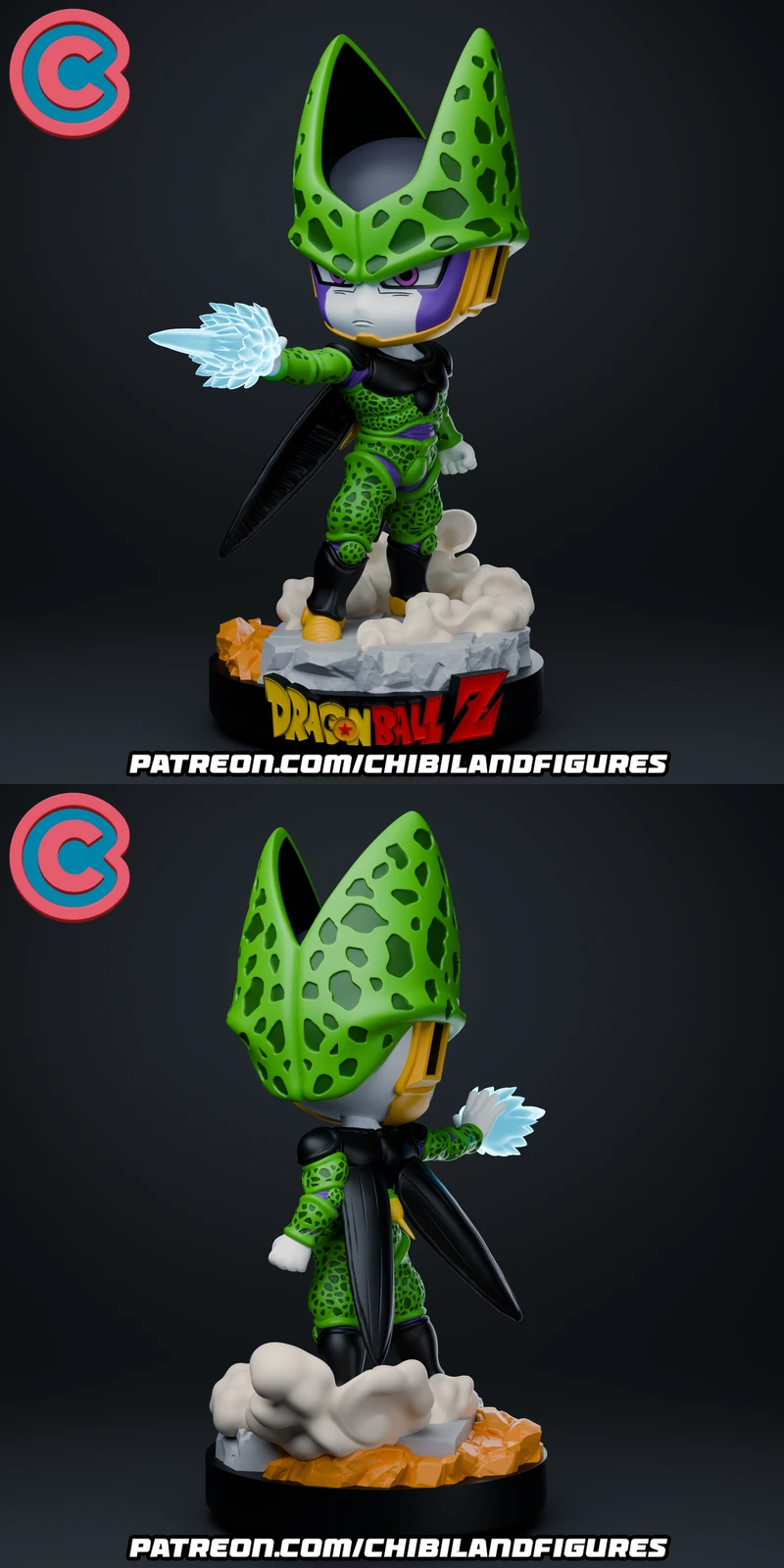 Cell from Dragon Ball Z – 3D Printable STL Figure STL model for 3D printing