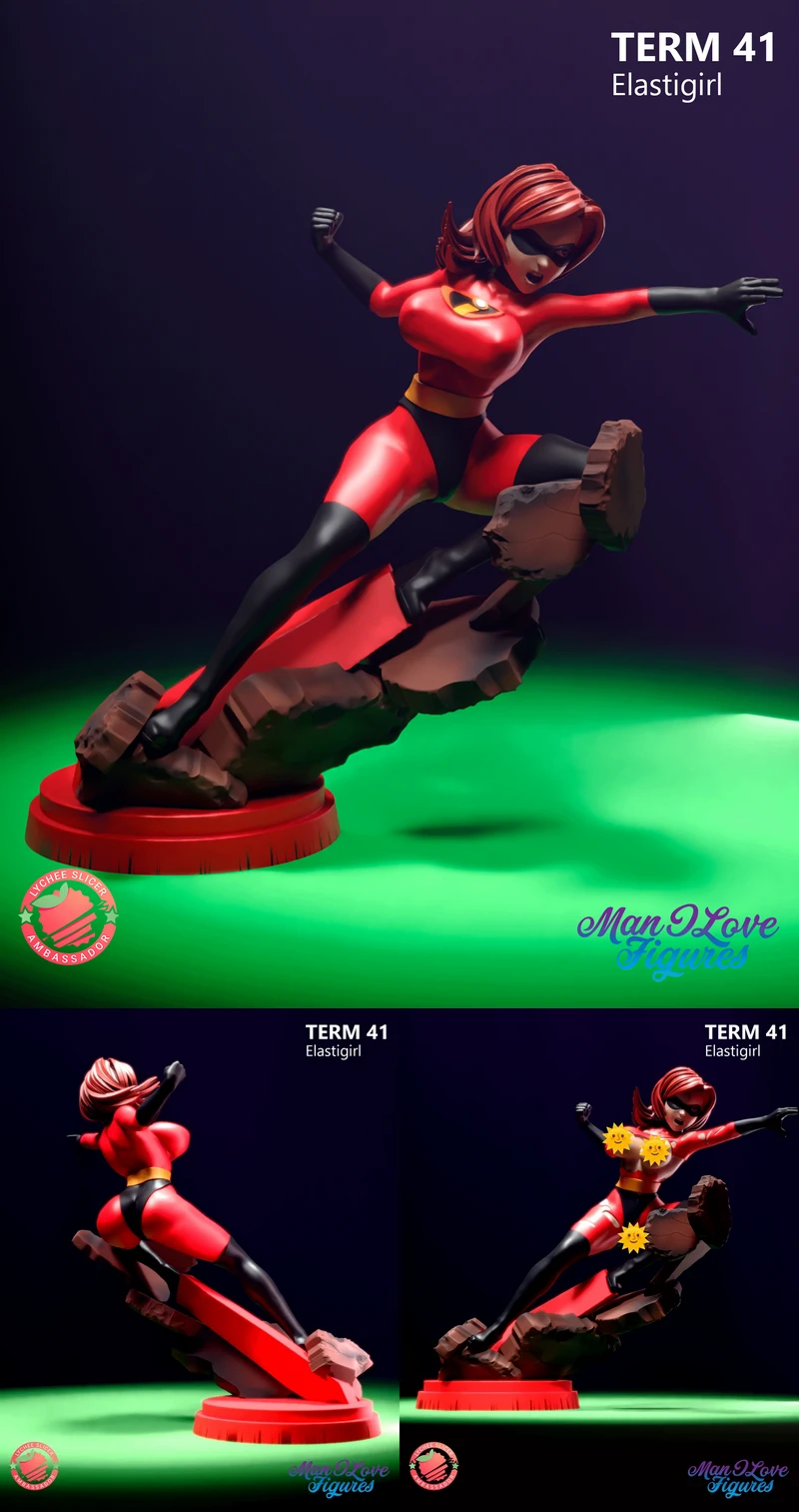 ELASTIGIRL STL model for 3D printing