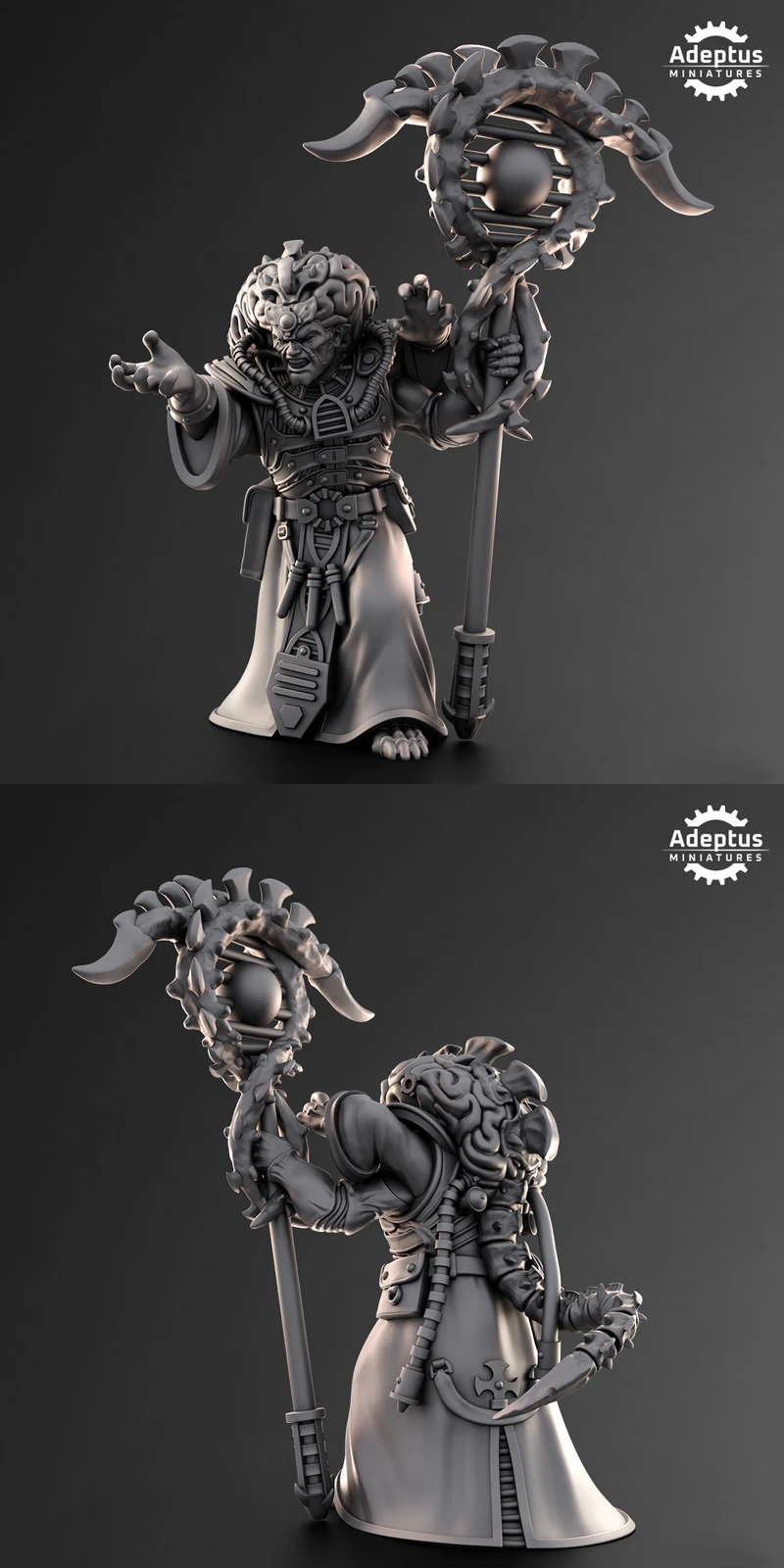 Echoseer – The Hiveborne STL Miniature for 3D Printing STL model for 3D printing