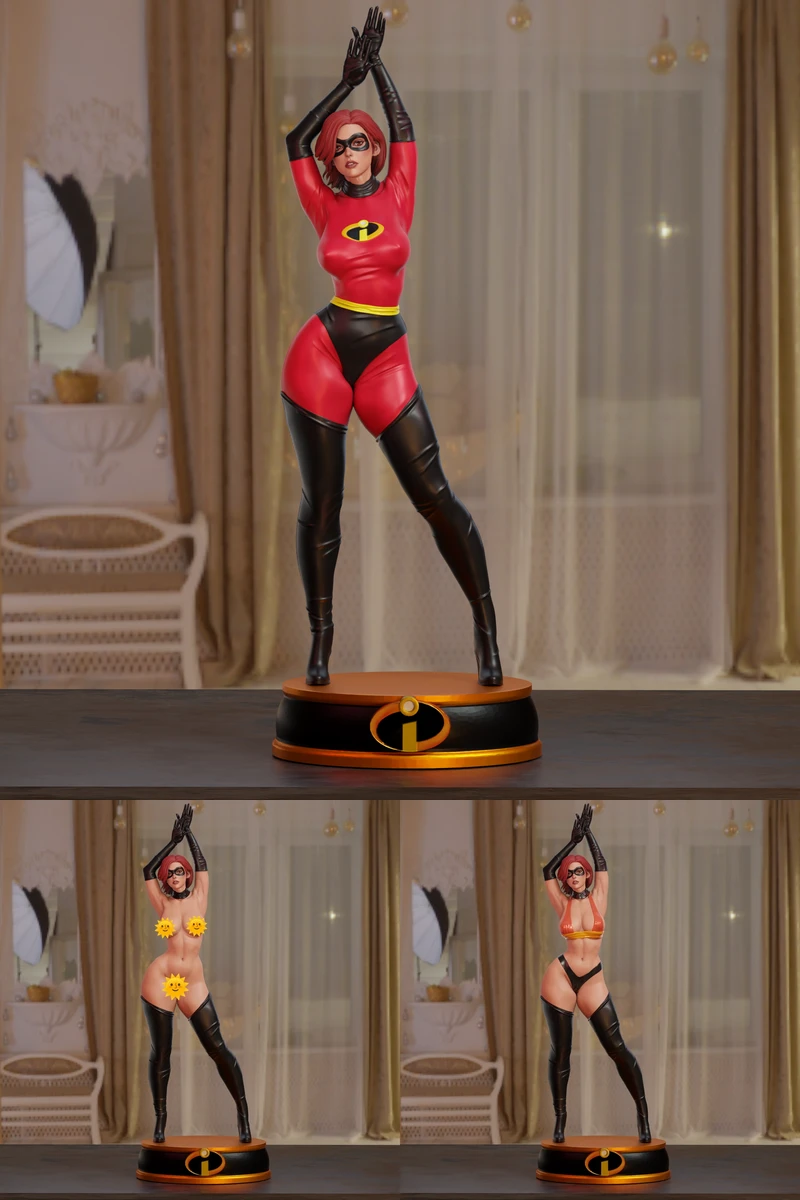 Elastigirl Cosplay extra STL model for 3D printing