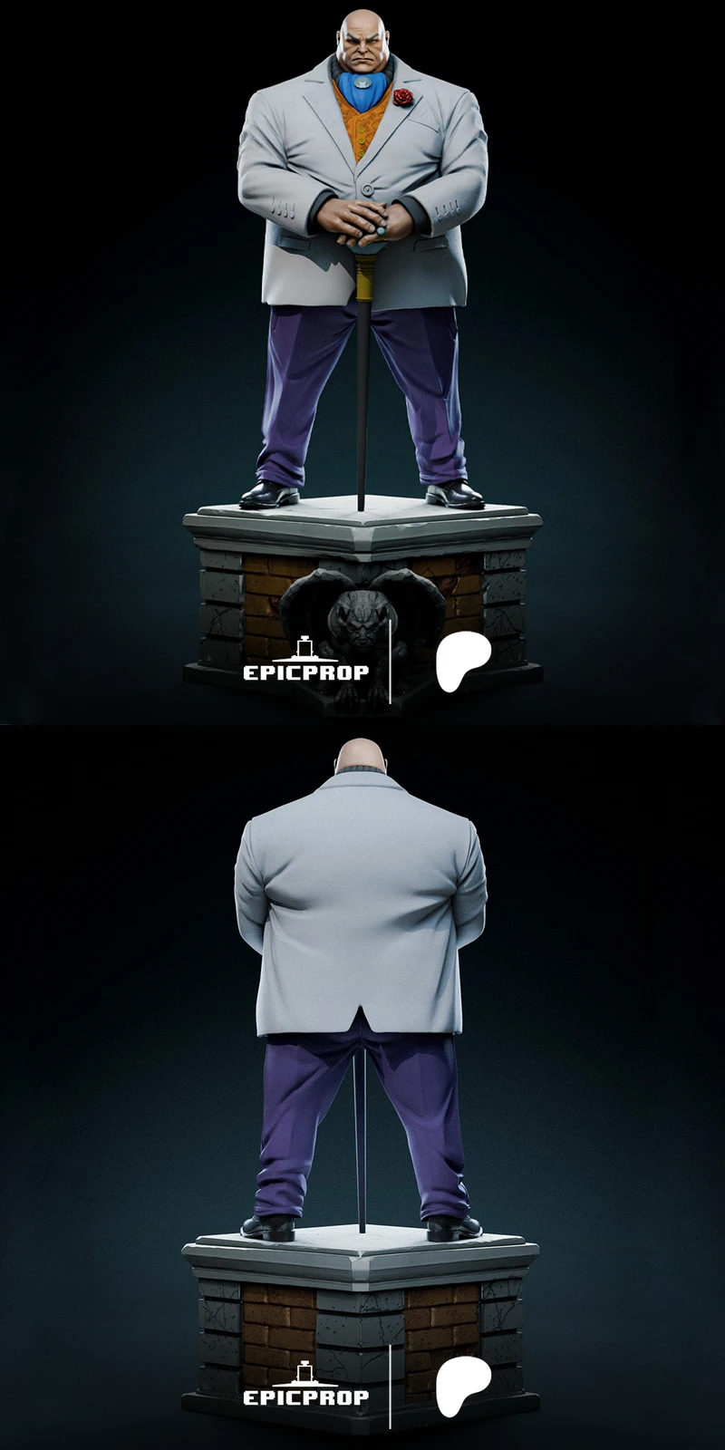 Kingpin STL File for Resin Printing STL model for 3D printing