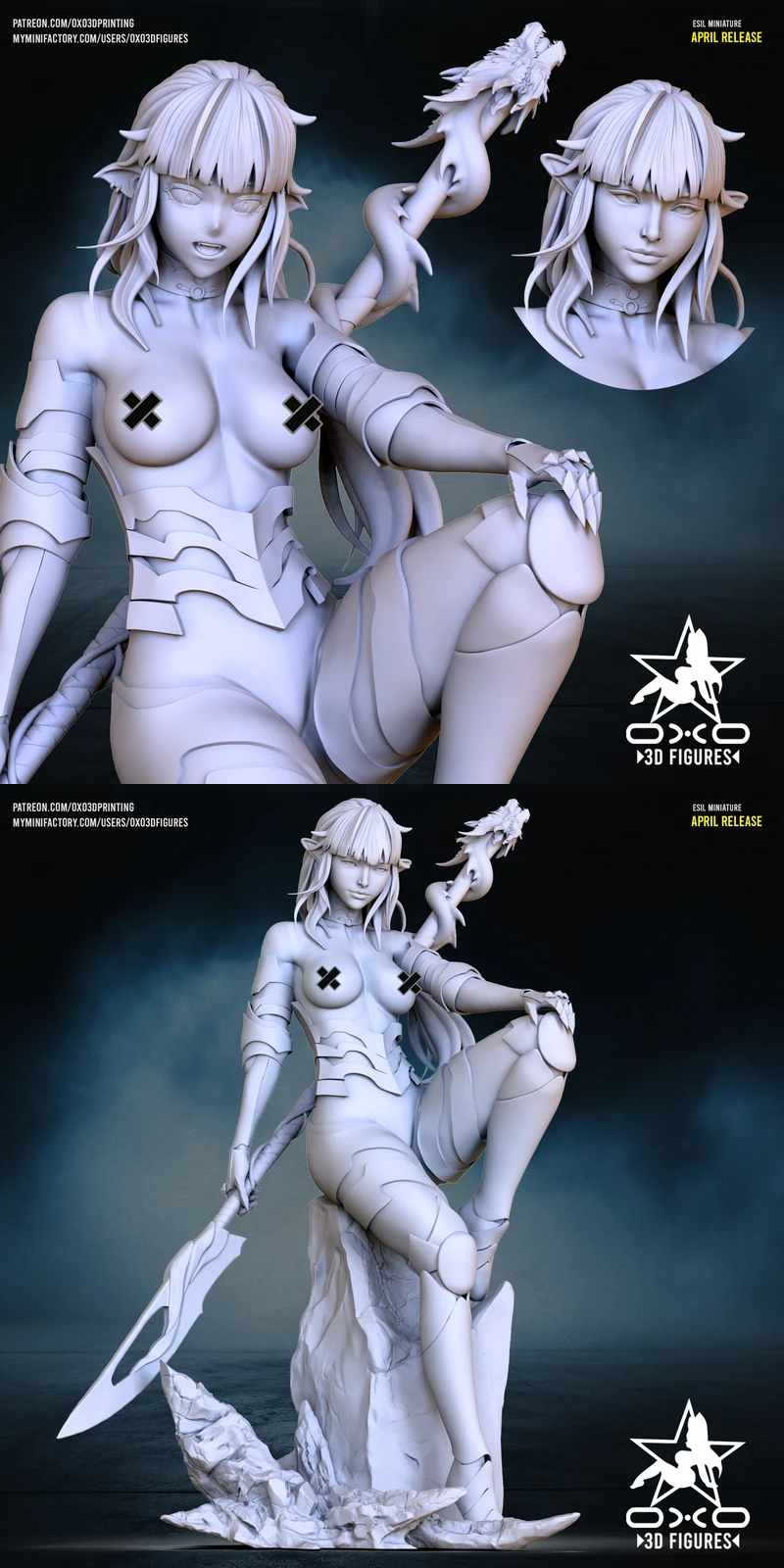 Esil Solo Leveling Anime Figure extra STL model for 3D printing