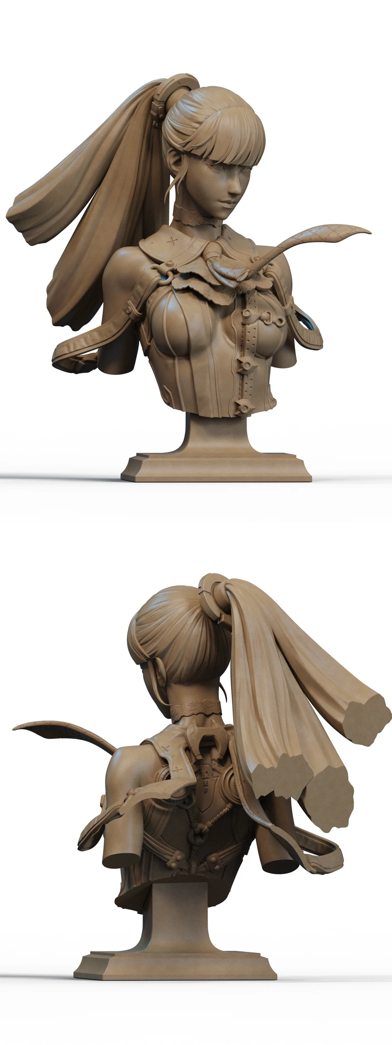 Eve Bust STL File for 3D Printing STL model for 3D printing