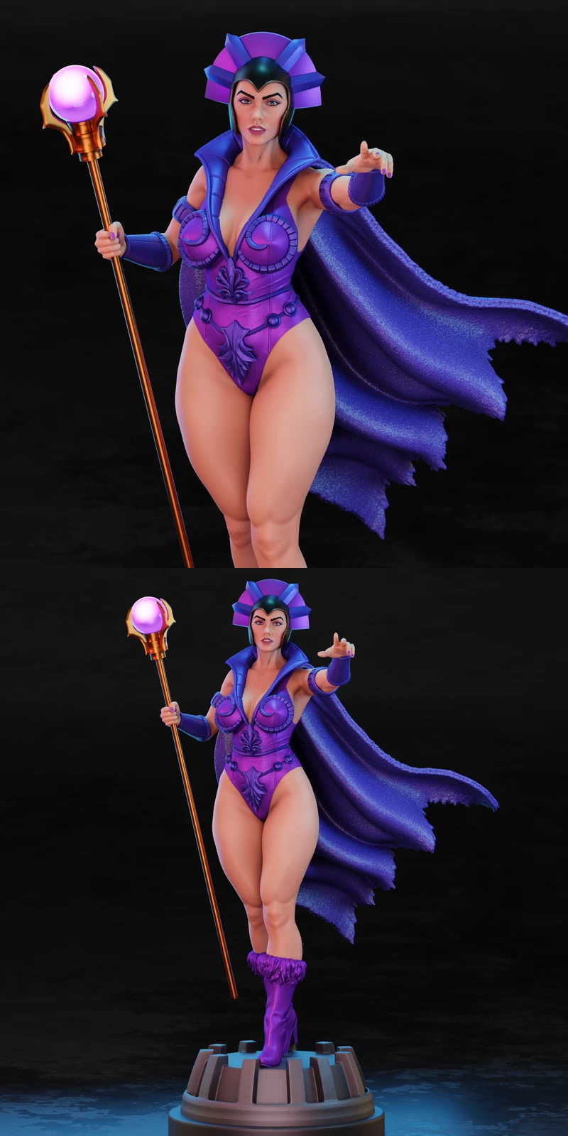 Evil-Lyn Villains Figure STL model for 3D printing