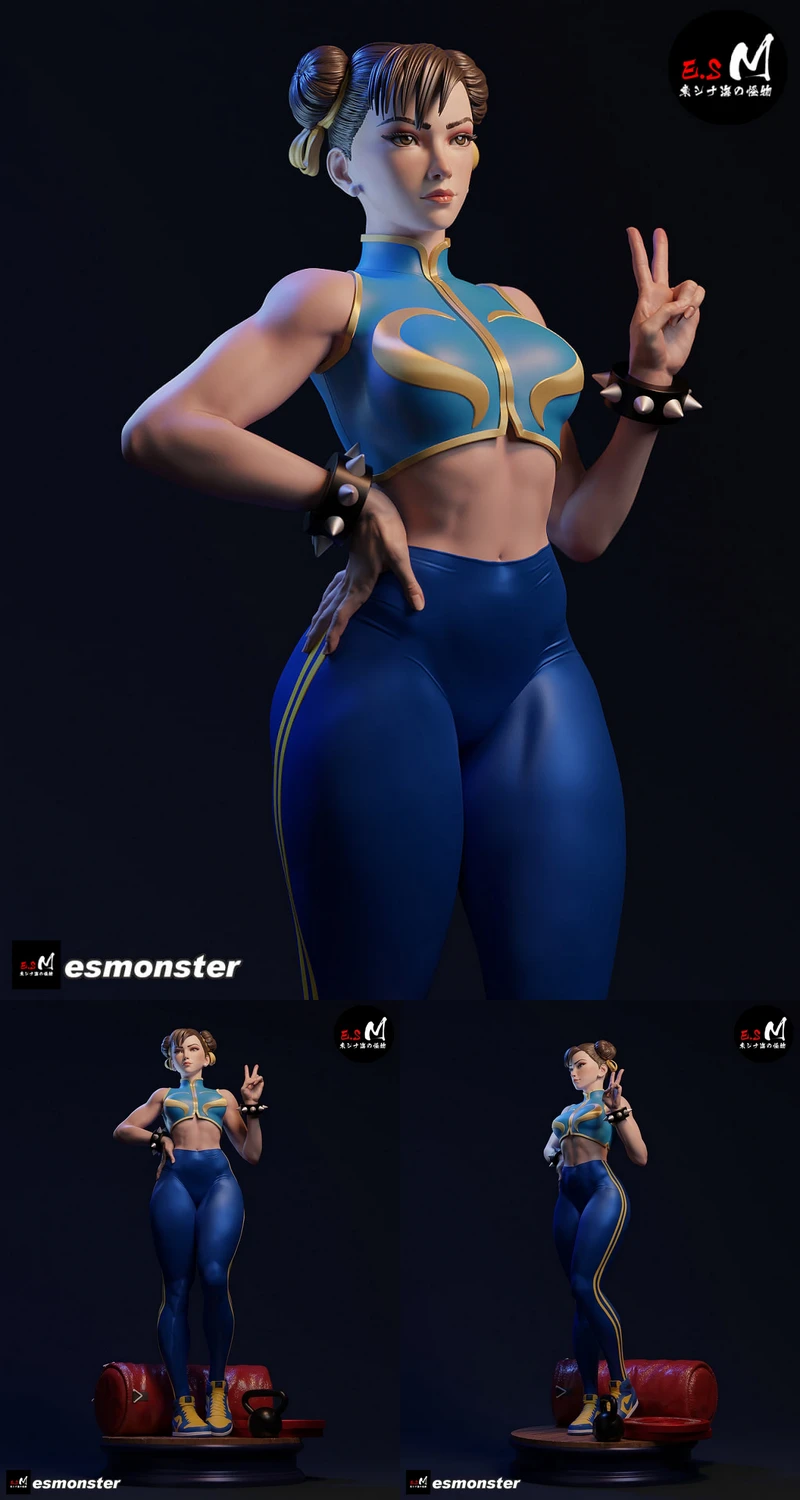 Martial Arts Girl – Chinese Style STL model for 3D printing