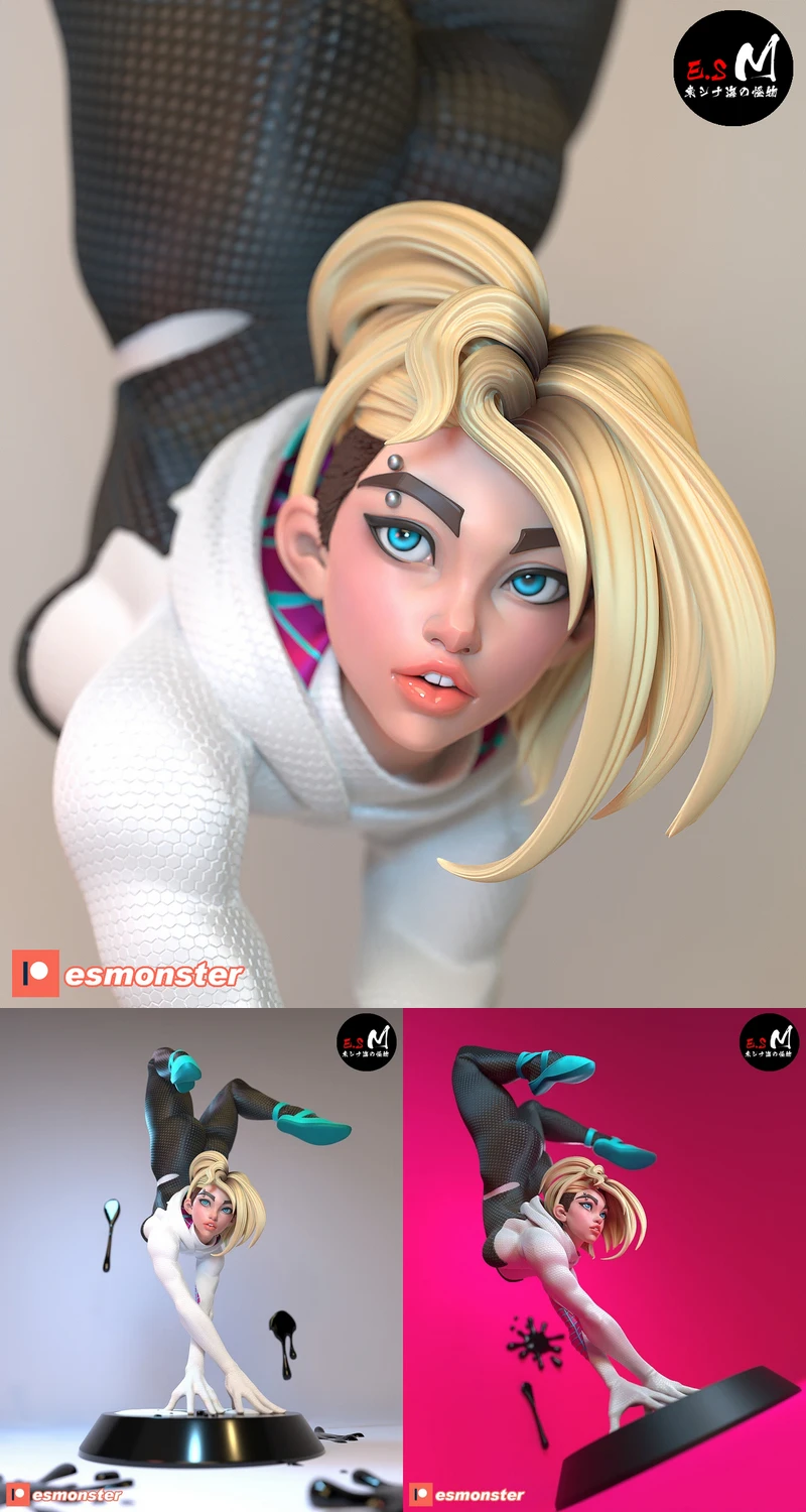 Spider – Gwen STL model for 3D printing