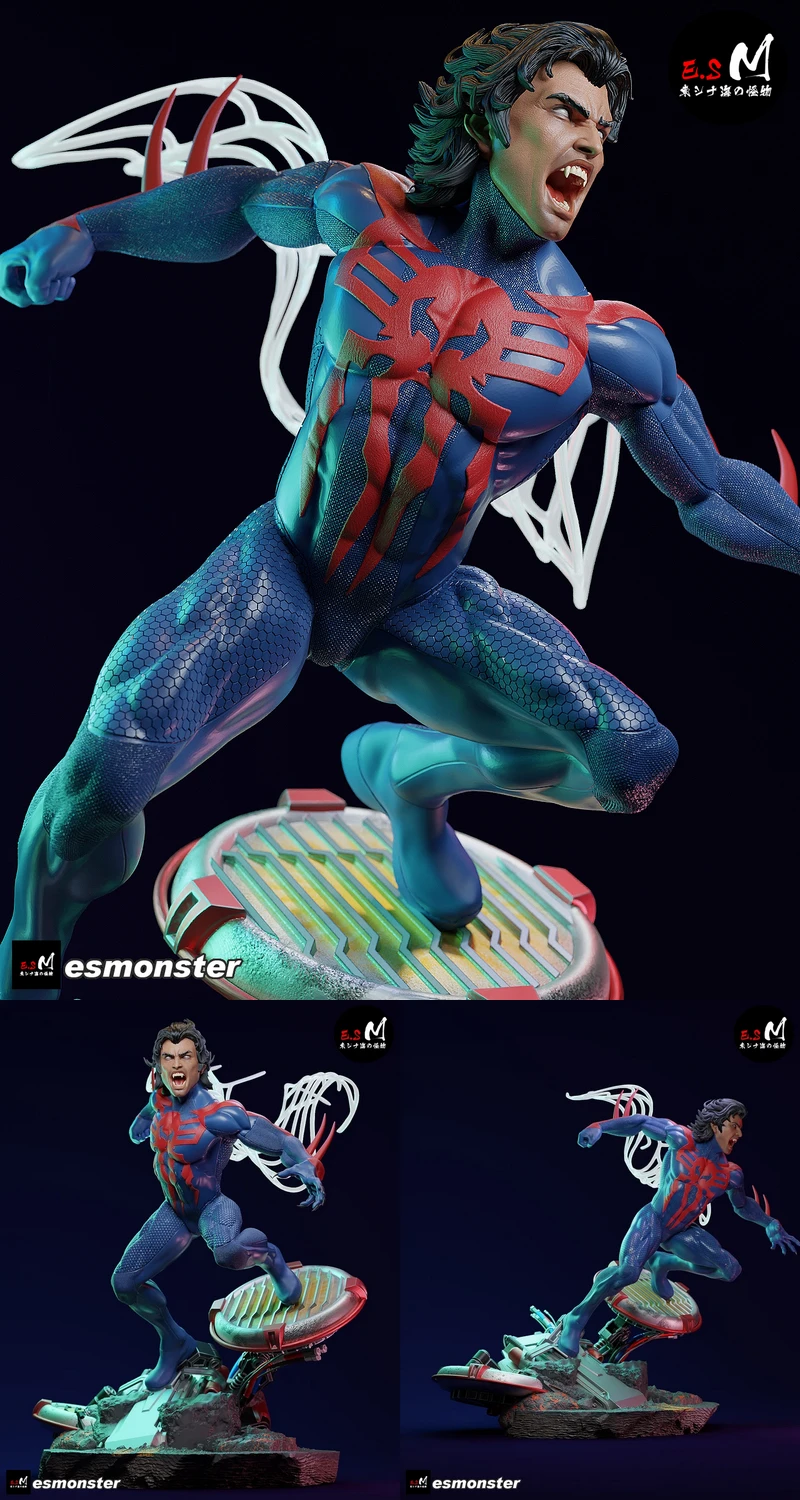 Future Spider Hero – 2099 Style STL model for 3D printing