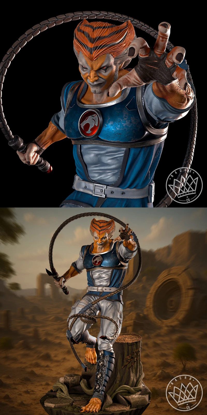 Tygra Thundercats Fanart Figure STL STL model for 3D printing