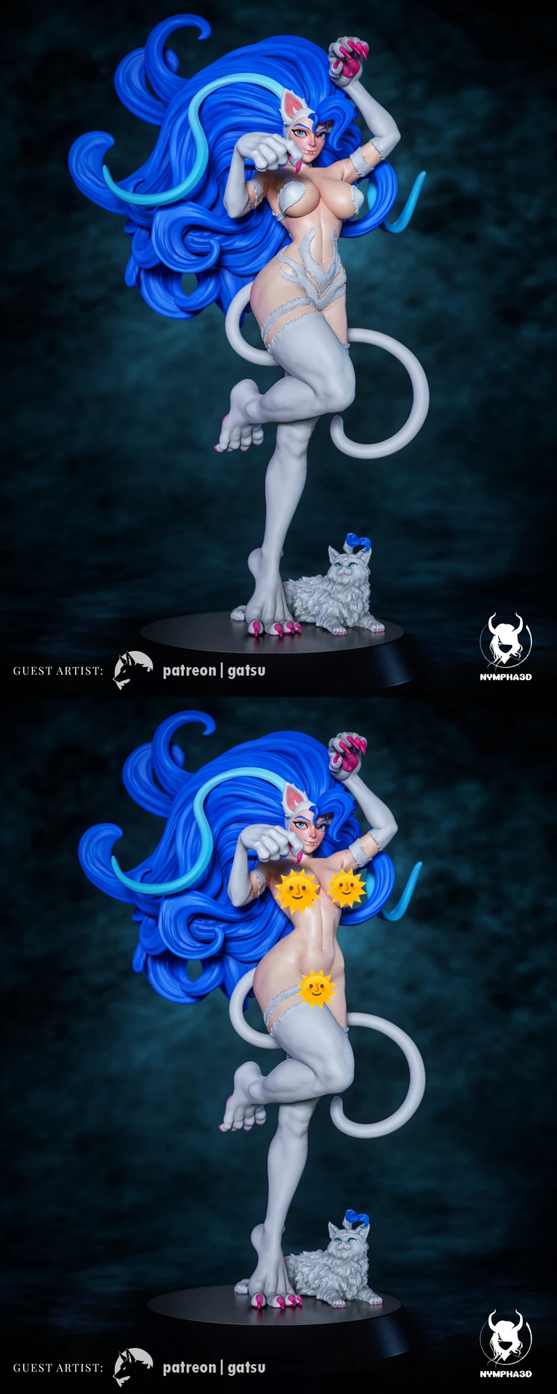 Felicia – Darkstalkers STL Figure for 3D Printing STL model for 3D printing