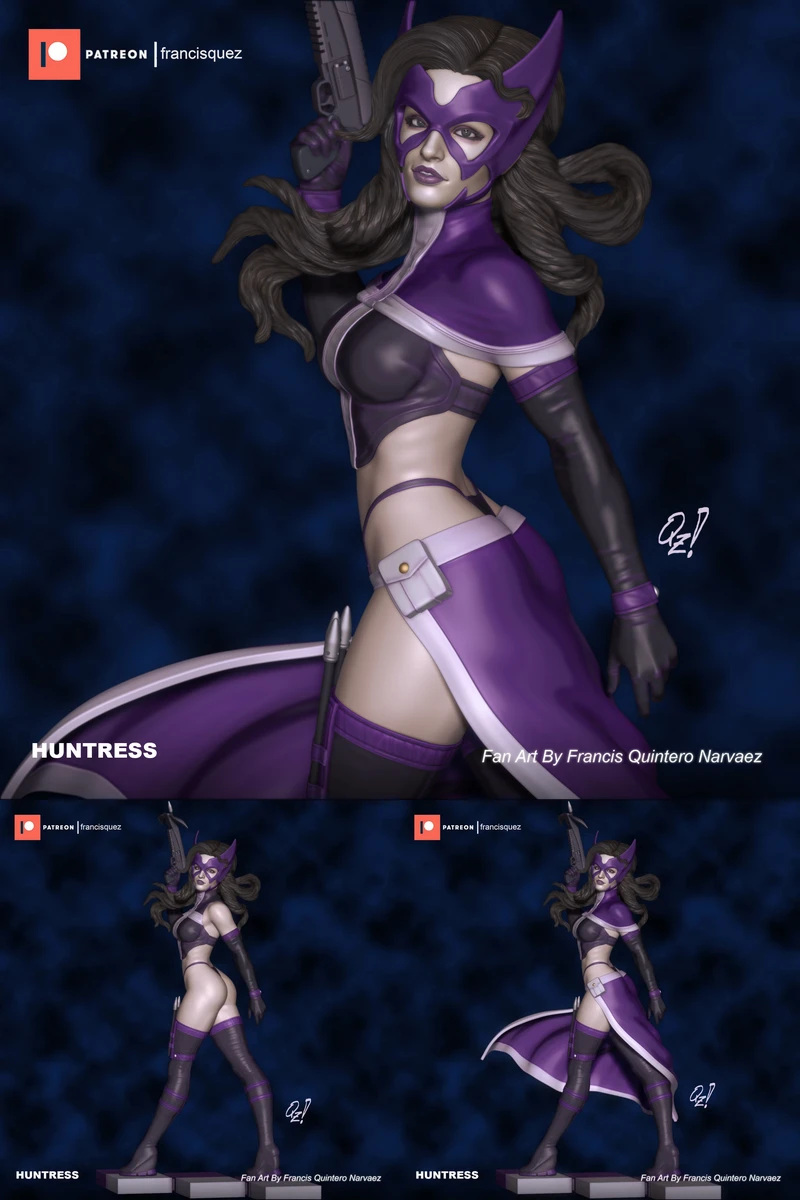 Huntress STL model for 3D printing