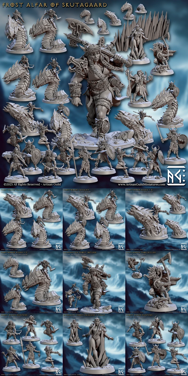 Frost Alfar of Skutagaard STL File for 3D Printing STL model for 3D printing