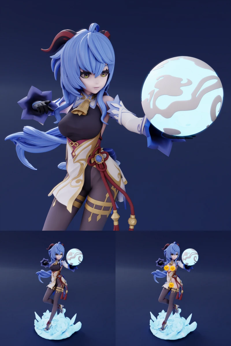 Genshin Impact – Ganyu STL model for 3D printing