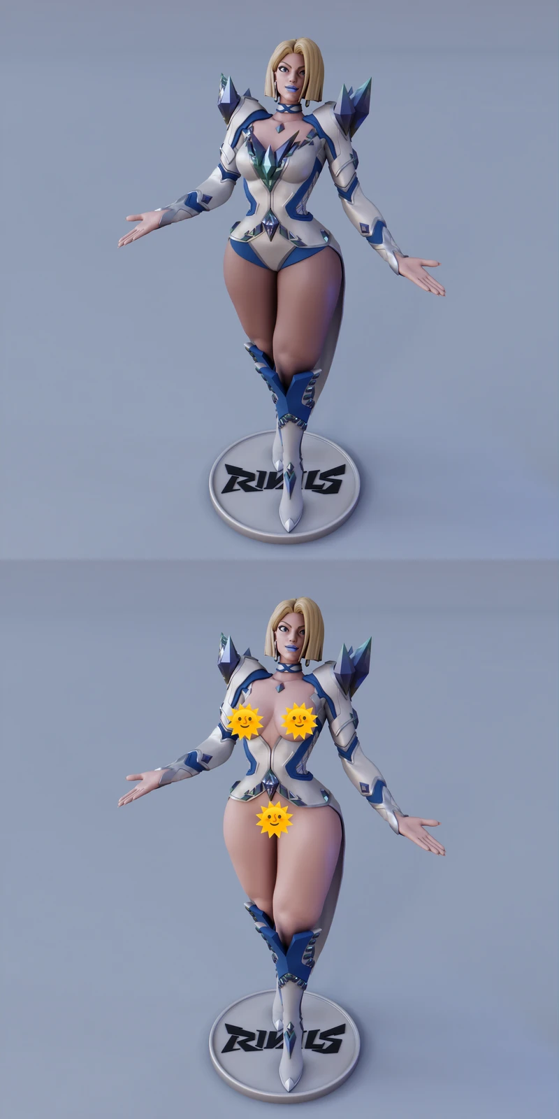 Emma Frost – Marvel STL Figure for 3D Printing STL model for 3D printing