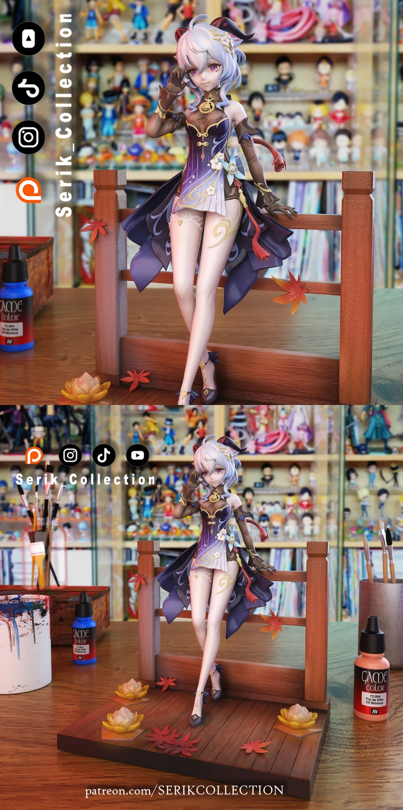 Ganyu Twilight Blossom Genshin Impact 3D Printable STL File for Cosplay and Display STL model for 3D printing