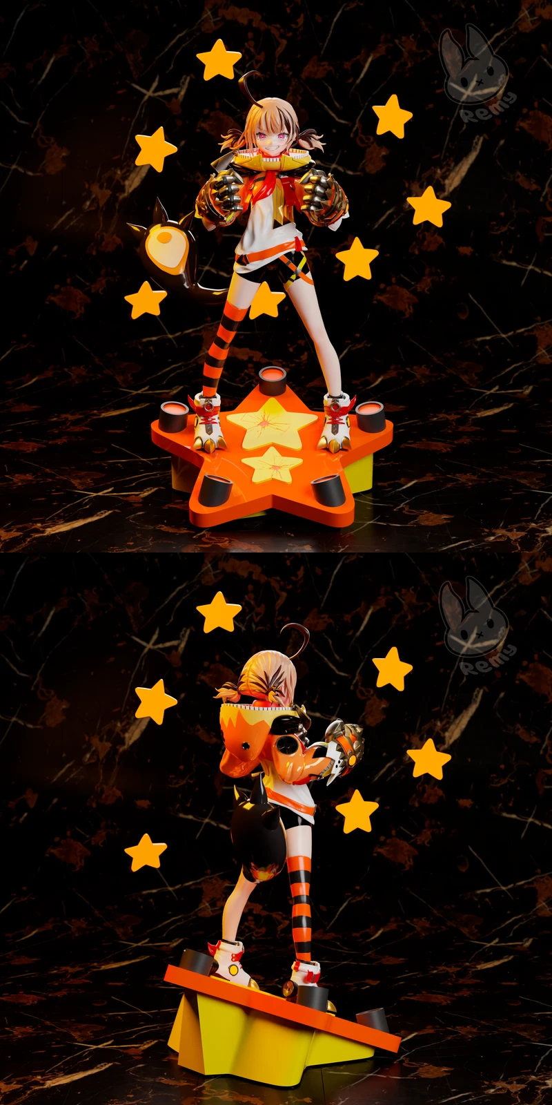 Gigi Murin – Hololive VTuber STL model for 3D printing