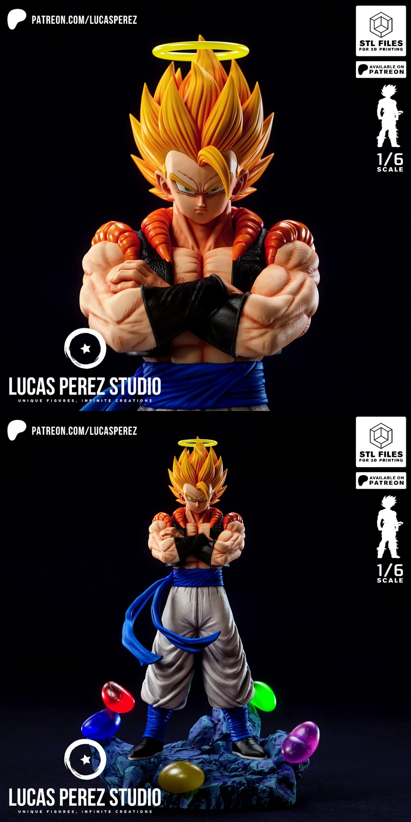 GOGETA STL model for 3D printing